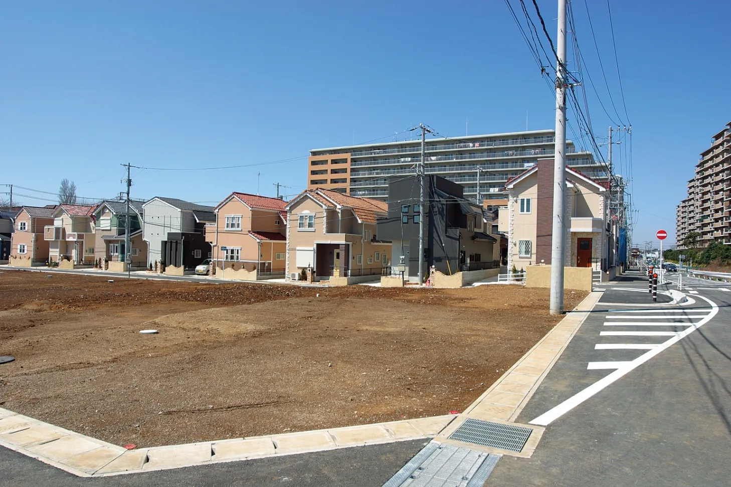 宅地造成の施工現場