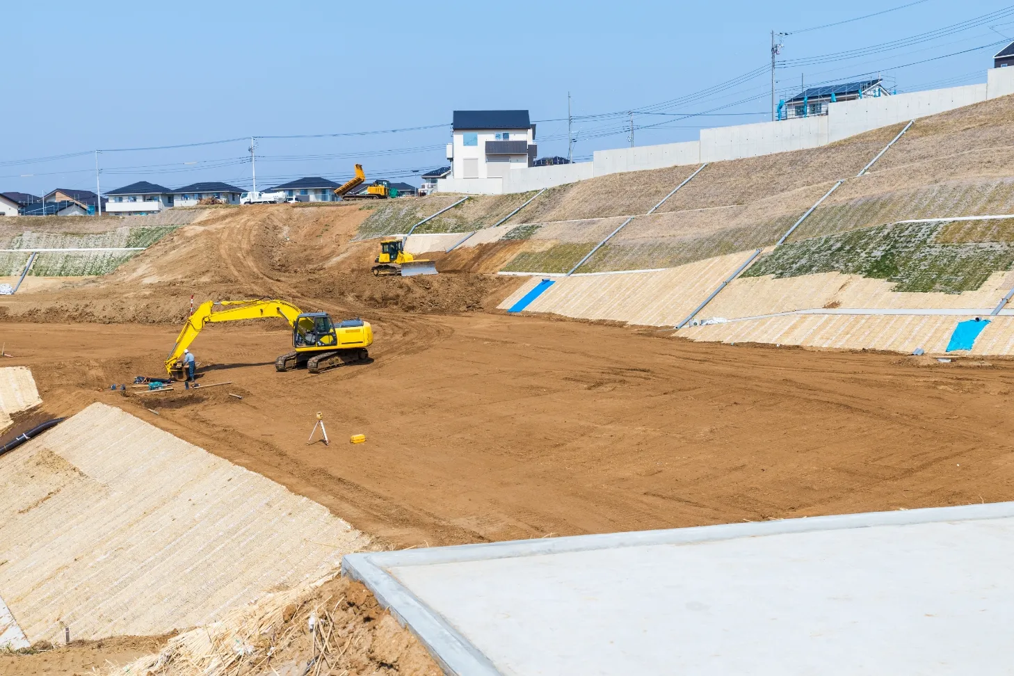 土地活用・開発の施工現場